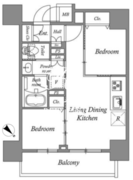 コスモグラシア板橋区役所前 501 間取り図