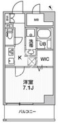 ルーツ東長崎 204 間取り図