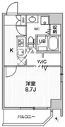 ルーツ東長崎 405 間取り図