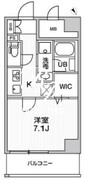 ルーツ東長崎 604 間取り図