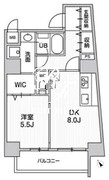 ルーツ東長崎 801 間取り図