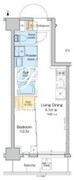 プラウドフラット西日暮里ディアージュ 207 間取り図 ?>