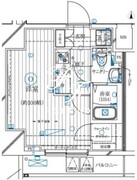 レガリス亀戸 1206 間取り図