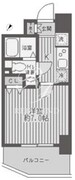 レジディア蒲田 506 間取り図