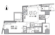 アクティ汐留 1520 間取り図