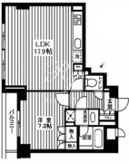 カスタリアお茶の水 502 間取り図
