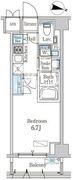 スタイリオ渋谷南平台 202 間取り図