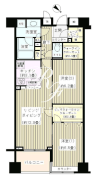 KDXレジデンス日本橋水天宮 304 間取り図