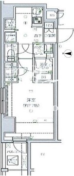 ルクレ墨田緑2 902 間取り図