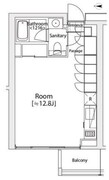カスタリア渋谷櫻丘 503 間取り図