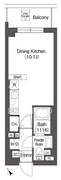 コンフォリア上目黒 504 間取り図