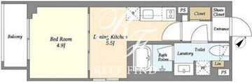 コンフォリア上目黒 307 間取り図