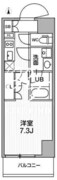 シーズンフラッツ浅草言問通り 402 間取り図