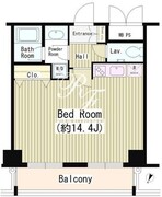 ワッツ白金 606 間取り図