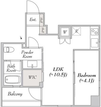 ＢｌｕＲｏｃｋ銀座イースト 403 間取り図