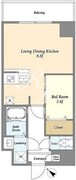 アルファコート曳舟 502 間取り図