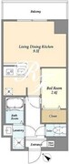アルファコート曳舟 802 間取り図