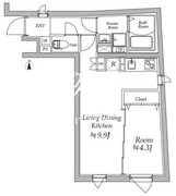 アトリオフラッツ板橋本町 201 間取り図