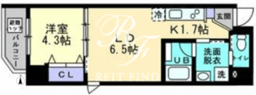 アルファレガロ亀戸 603 間取り図