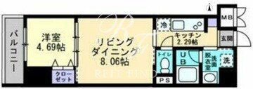 アルファレガロ亀戸 502 間取り図