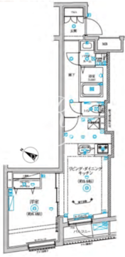 リルシア不動前 101 間取り図