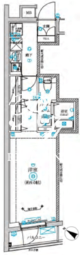 リルシア不動前 401 間取り図