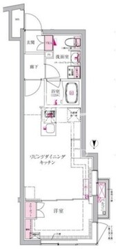 ベルシードステアー西早稲田 401 間取り図