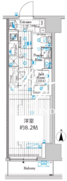 プレール・ドゥーク両国4 305 間取り図