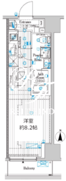 プレール・ドゥーク両国4 705 間取り図