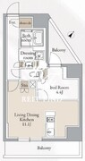 クロスレジデンス高田馬場 912 間取り図