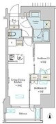 ブリリアイスト上野稲荷町 704 間取り図