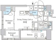 パークアクシス神田レジデンス 1201 間取り図