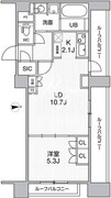 シーズンフラッツ新高円寺 702 間取り図