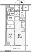 シーズンフラッツ新高円寺 502 間取り図