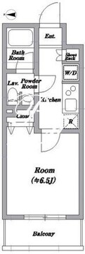 レジディア蒲田 711 間取り図