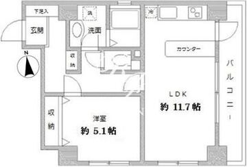 ラクラス田原町 204 間取り図