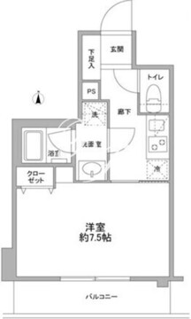 テラス王子 202 間取り図