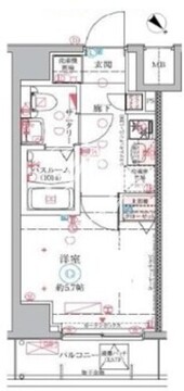 クレヴィスタ大井町 702 間取り図