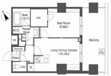 コンフォリア西荻窪 902 間取り図