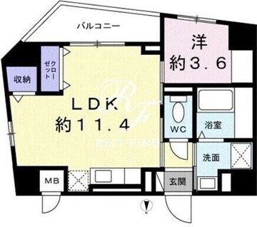 スリーピーラグーン2 501 間取り図