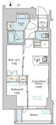 ブリリアイスト上野稲荷町 1101 間取り図