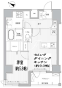 カーサケイト 402 間取り図