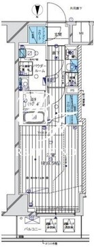 メインステージ門前仲町2 304 間取り図