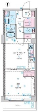 ジェノヴィア桜上水2 104 間取り図