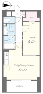 福信館 206 間取り図