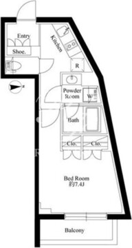 プレアス中野新井 204 間取り図