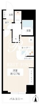 カスタリア新宿御苑 404 間取り図