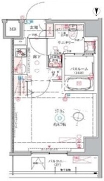 クレヴィスタ中野新橋2 601 間取り図