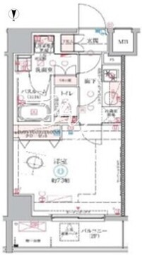 クレヴィスタ中野新橋2 302 間取り図