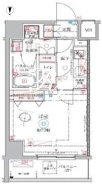 クレヴィスタ中野新橋2 602 間取り図